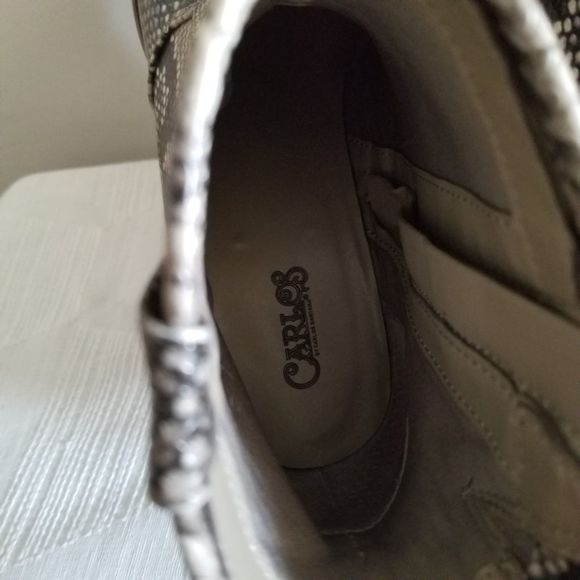 Carlos Santana Rowan Snake Printed Ankle Bootie Women's 8M - Picture 5 of 9